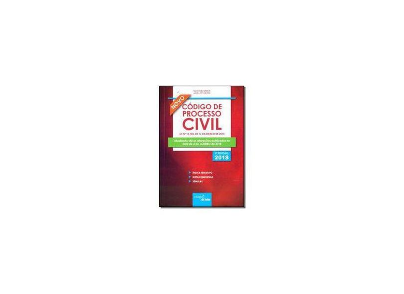 Mini Código de Processo Civil. 2018 - Jair Lot Vieira - 9788552100171