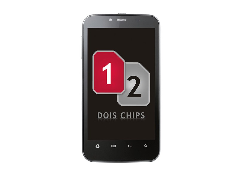 Smartphone CCE SM70 Câmera 5,0 Megapixels Desbloqueado 2 Chips 4 GB Android 4.0 (Ice Cream Sandwich) Wi-Fi