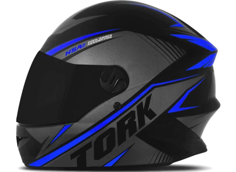 Capacete Protork R8 Viseira Fumê Fechado