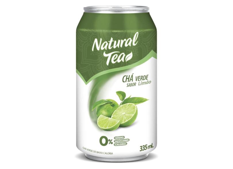 Chá Verde C/ Limão Natural Tea Lata 335Ml