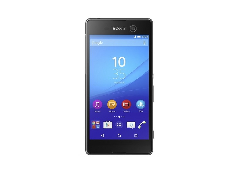 Smartphone Sony Xperia M5 21,5 MP 2 Chips 16GB Android 5.0 (Lollipop) 3G 4G Wi-Fi