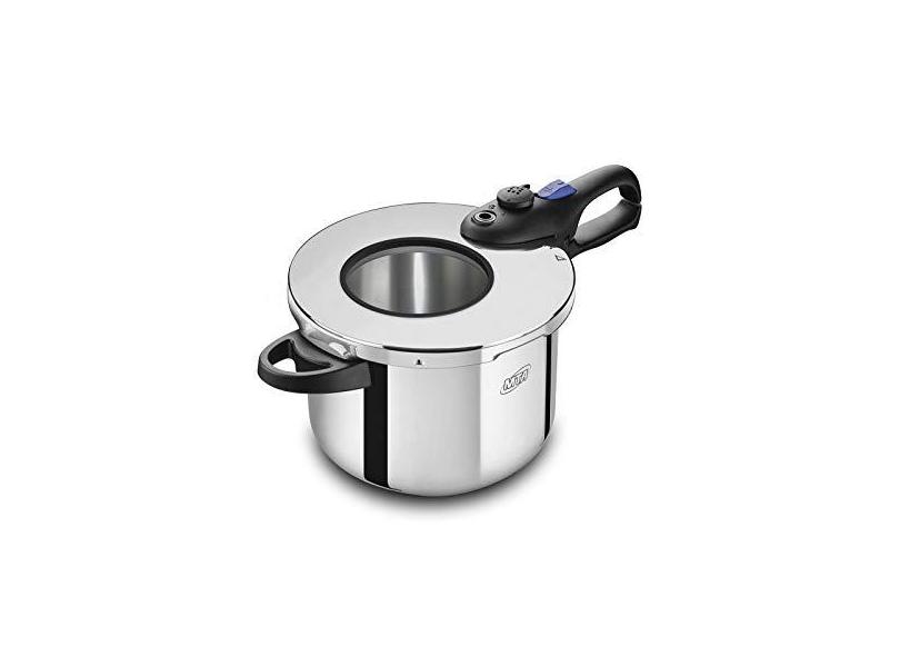 Panela de Pressão Inox 6 Litros Profissional com Visor de Vidro MTA - Fogão Indução