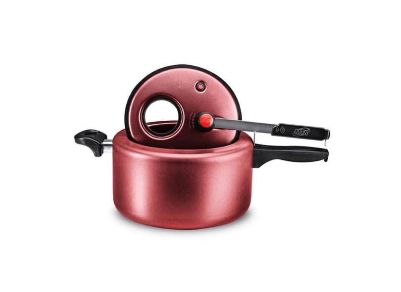 Panela de Pressão Com Visor 7 Litros Cereja mta 6024
