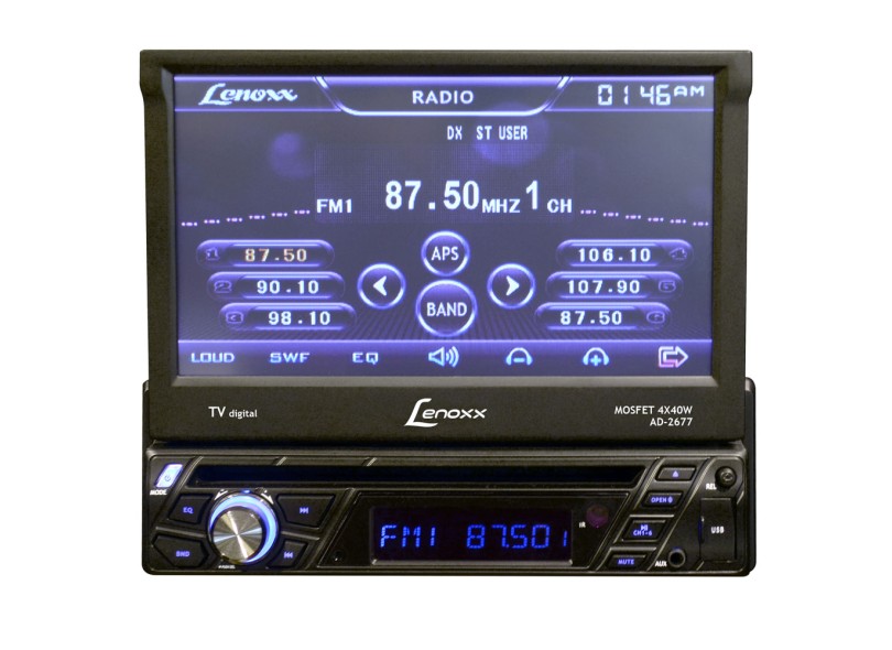 DVD Player Automotivo Lenoxx Sound 7 " AD-2677