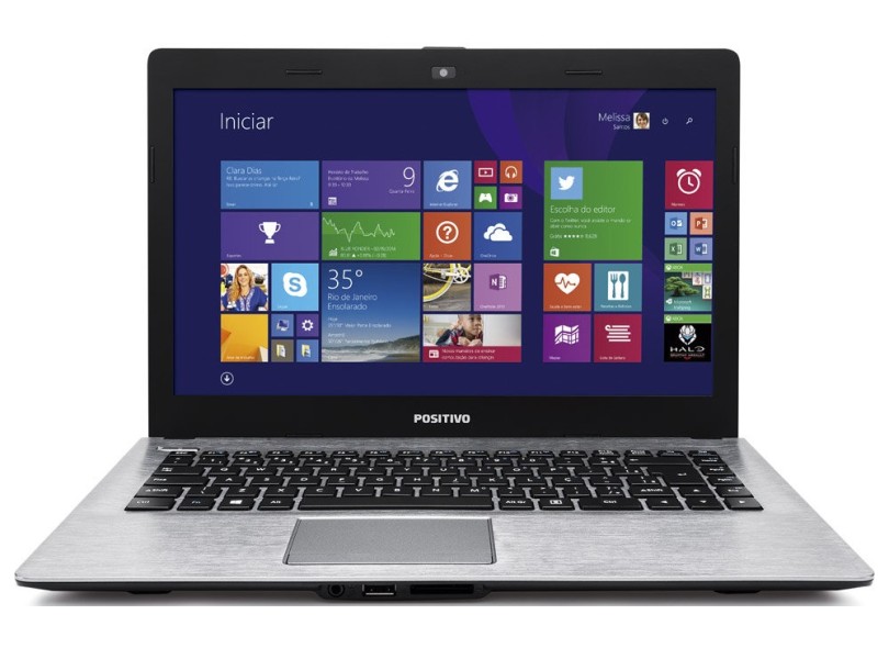 Notebook Positivo Stilo Intel Celeron N2806 2GB de RAM HD 320 GB LED 14" Windows 8.1 XR2990