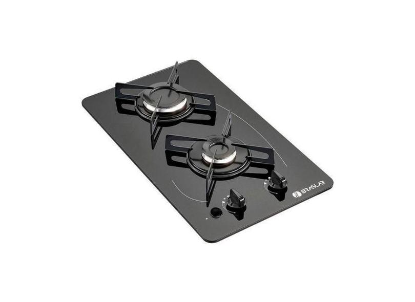 Fogão Cooktop 2 Bocas a Gás Ultra Chama 127V/220V Bivolt Acendimento A