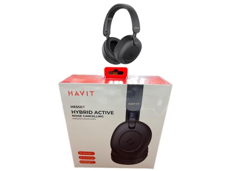Fones De Ouvido Havit H655bt Over-ear Preto Bluetooth