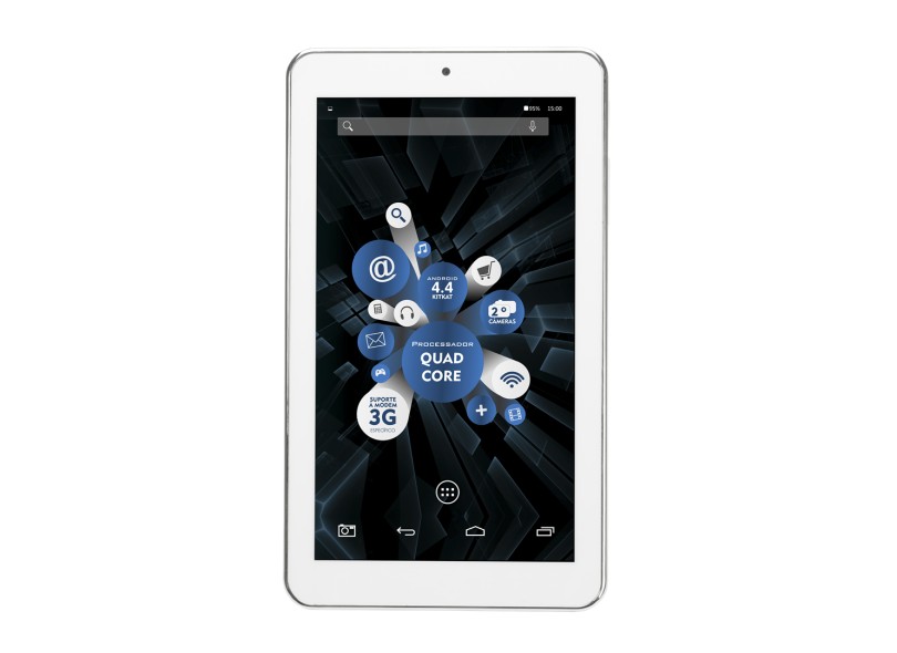 Tablet DL Eletrônicos 8.0 GB LCD 7 " Android 4.4 (Kit Kat) TabCam