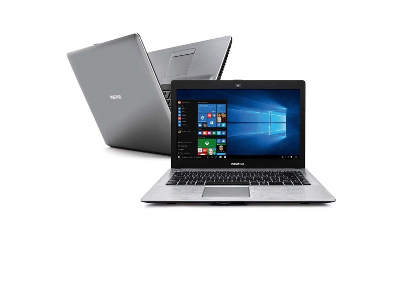 Notebook Positivo Premium Intel Core i3 4005U 2 GB de RAM HD 500 GB LED 14 " 4400 Windows 10 Home XR7520