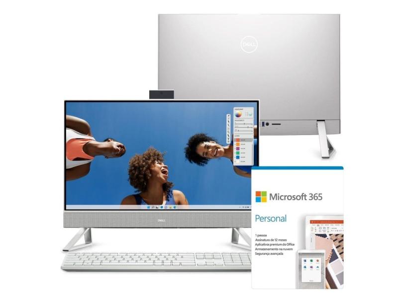 Computador All in One Dell Inspiron 5430 i1301-M10F 23.8&quot; IPS Full HD 13ª Gen Intel Core i5 8GB 512GB SSD Office 365 W11