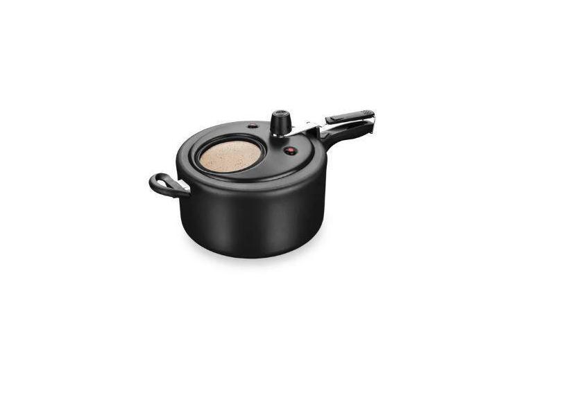 Panela De Pressão Com Visor Superior Antiaderente 6L Mta