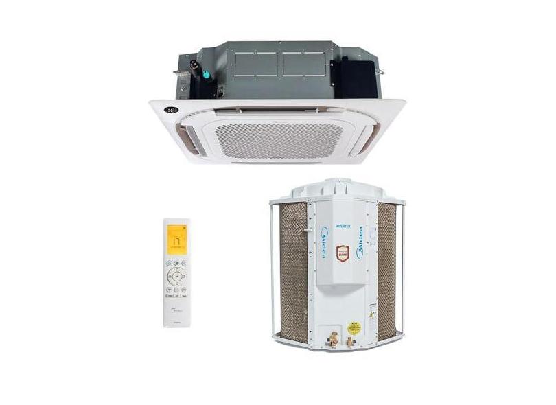 Ar-condicionado Split Inverter Cassete 24000 Btus Midea Wi-fi-integrado Só Frio 40kwflbm/38tvcd24515mm/40kvqd24m5 220v