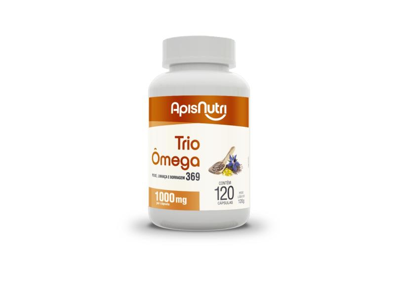 Trio Omega 3, 6, 9 120 Caps 1000mg - ApisNutri