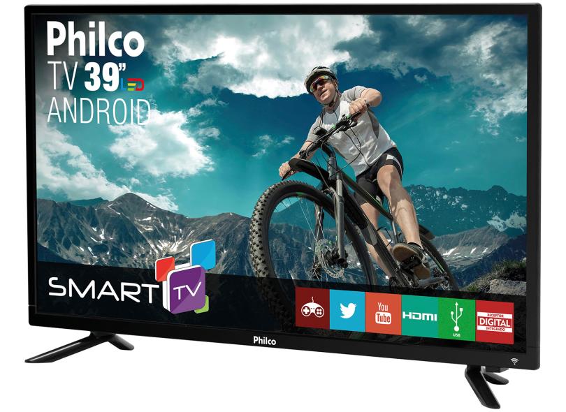 Smart TV TV LED 39 " Philco Netflix PTV39N86SA 2 HDMI