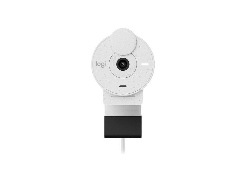 Webcam Logitech Brio 300 Branco Full Hd - 960-001440-C