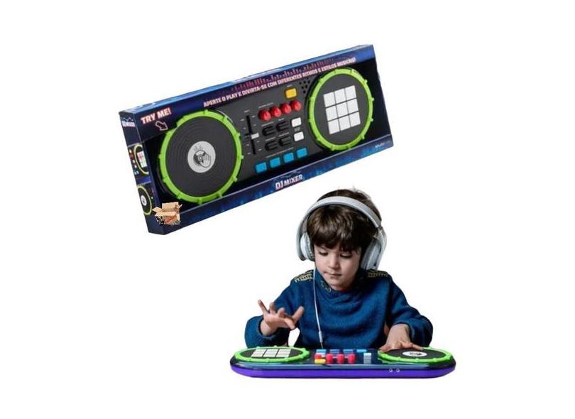 Brinquedo Musical Teclado Painel De Música Dj Mixer - Multikids