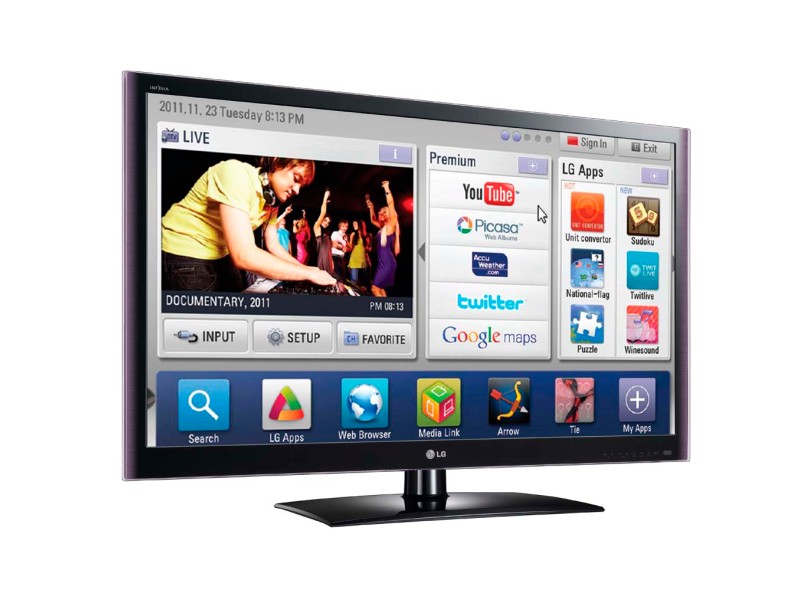 TV LG 42" LED Full HD Conversor Digital 32LV5500