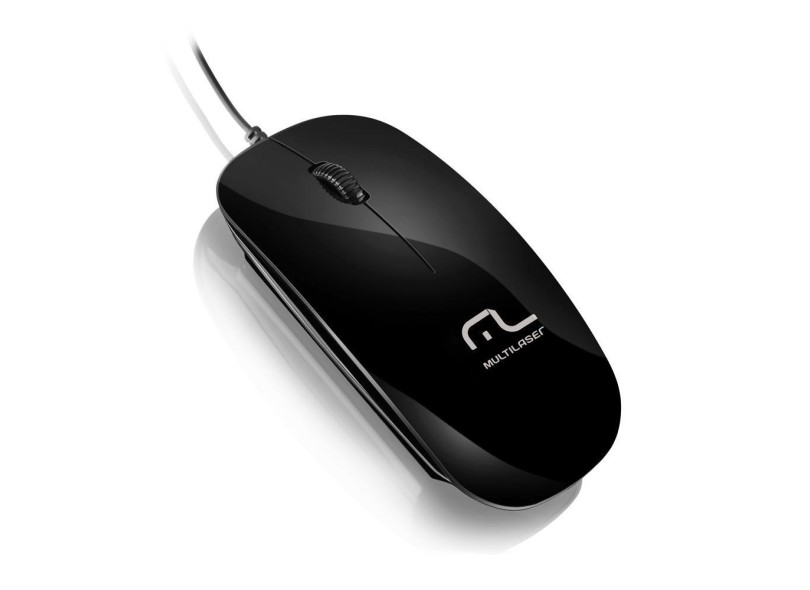 Mouse Óptico USB Slim Ice MO168 - Multilaser
