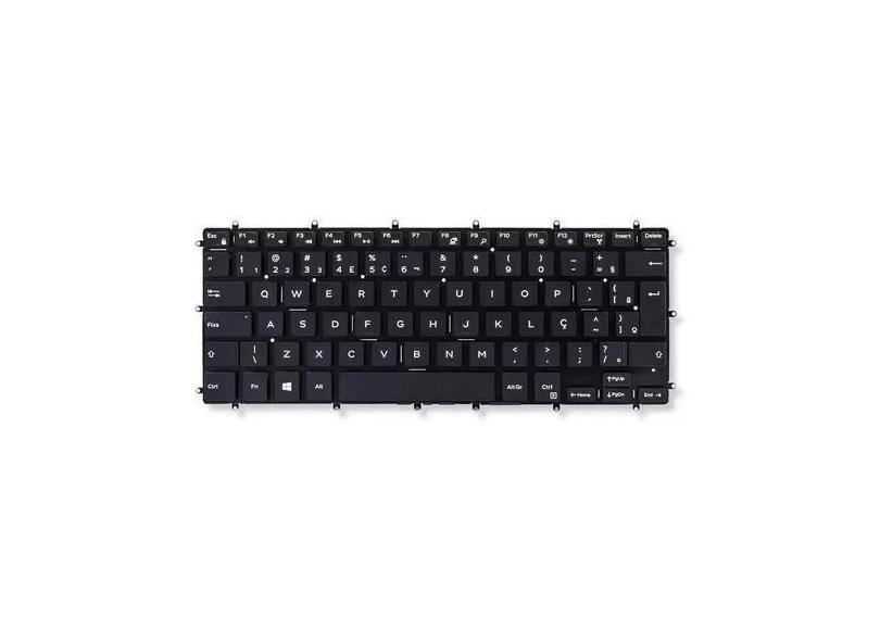 Teclado Para Notebook Dell Latitude 3490 Abnt2 V14-3480 Abnt2 BR Com Ç