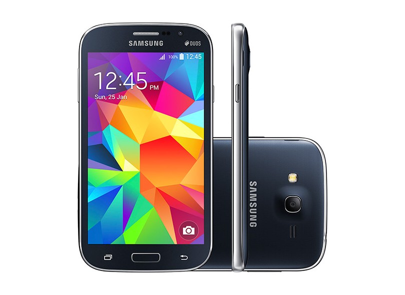 Smartphone Samsung Galaxy Gran Neo Plus Duos GT-I9060C 2 Chips 8GB Android 4.4 (Kit Kat) Wi-Fi 3G