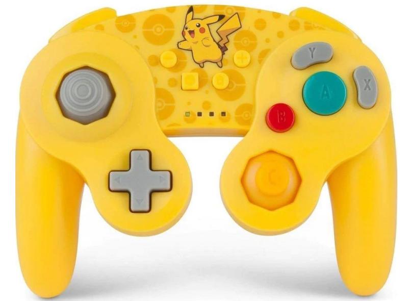 Controle Game Cube sem Fio Pikachu - Power A