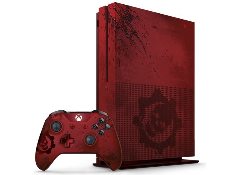 Console Xbox One S 2 TB Microsoft Gears of War 4 4K HDR