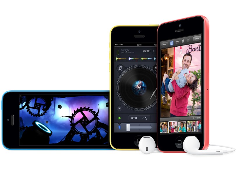 Smartphone Apple iPhone 5C 32 GB Câmera Desbloqueado 1 Chip Wi-Fi