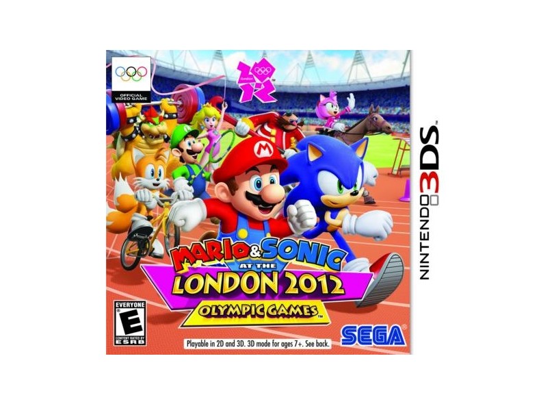 Jogo Mario & Sonic At The London 2012 Olympic Games Sega Nintendo DS