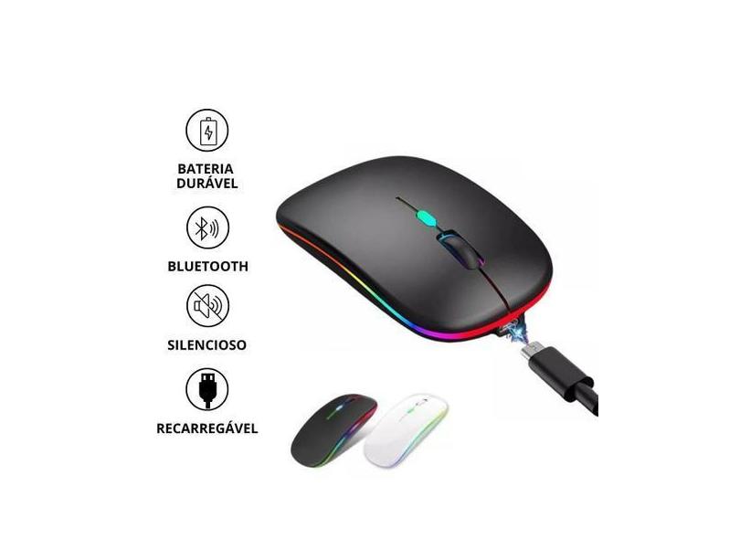 Mouse Sem Fio USB Bluetooth para Notebook Computador: Conectividade El