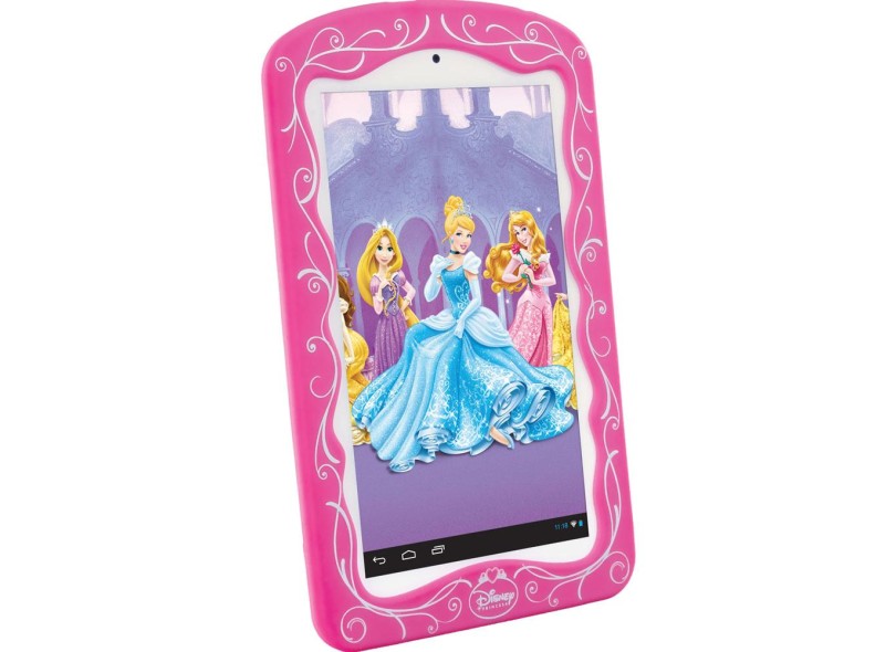 Tablet Tectoy 8.0 GB LCD 7 " Android 4.2 (Jelly Bean Plus) Princesas TT5300i
