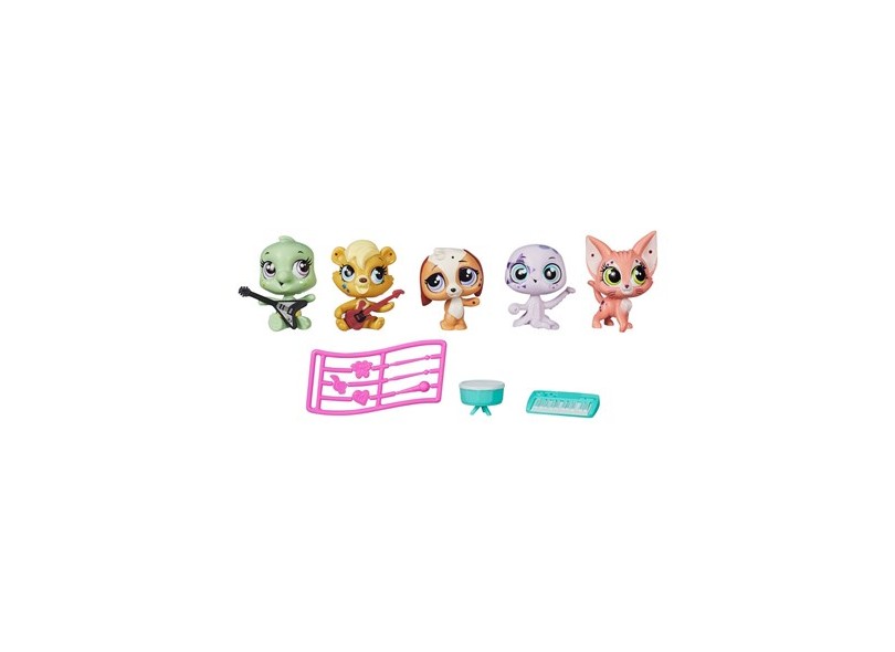 Boneca Littlest Pet Shop Amigos Temáticos A Banda dos Pets B1427 Hasbro