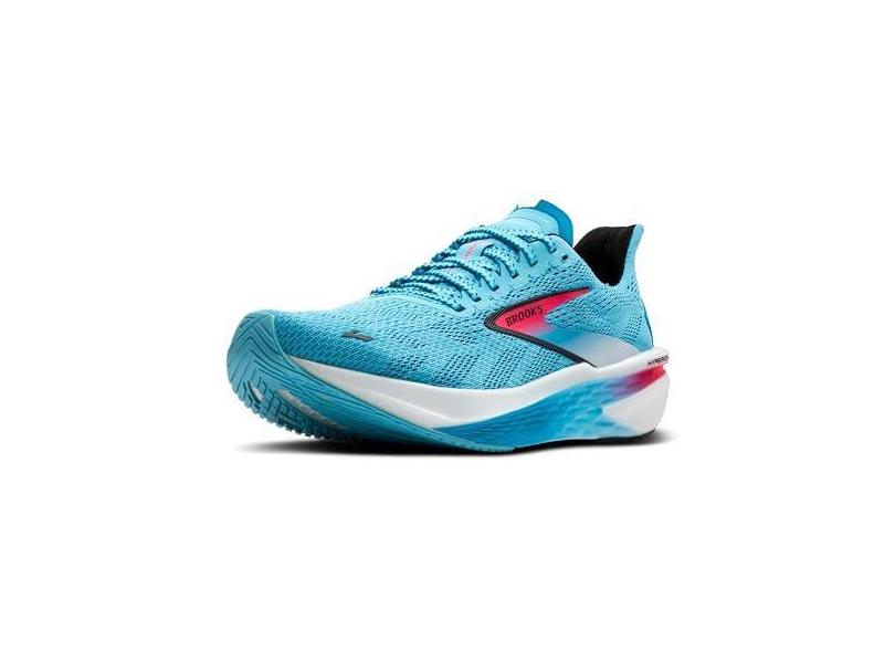 Brooks Hyperion 2 Tênis masculino, Crystal Seas/Diva Pink/Black, 41