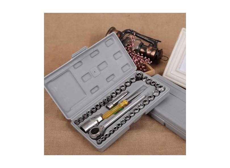 Conjunto de 40 peças de kit de reparo de carro - NoBrand