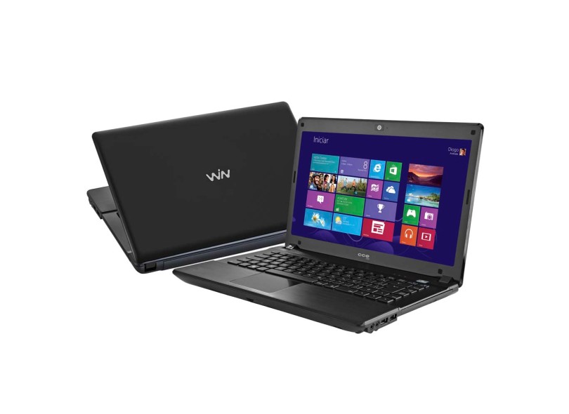 Notebook CCE Intel Core i3 2328M 2ª Geração 4 GB 500 GB LED 14" Windows 8 XD345