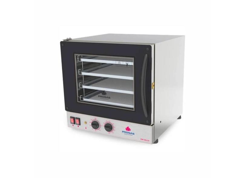 Forno Multiuso Turbo 70 Litros Elétrico 110V Preto Progás
