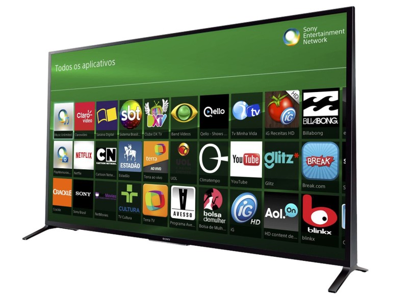 TV LED 60" Smart TV Sony 3D Full HD 4 HDMI KDL-60W855B