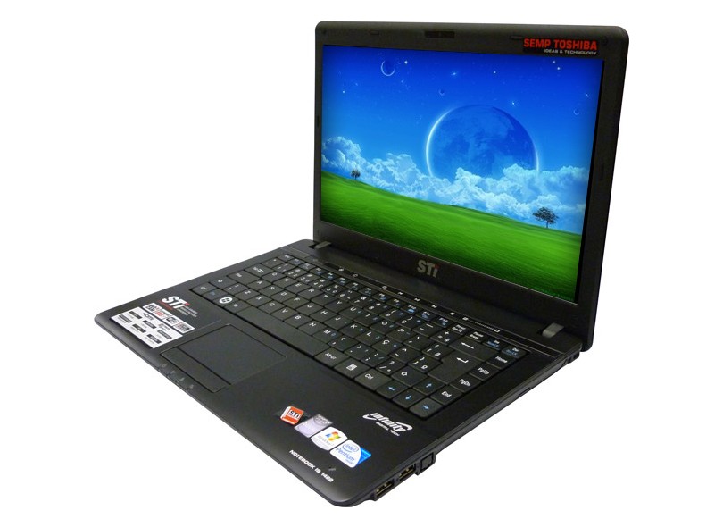 Notebook Semp Toshiba 1422 3GB HD 320GB Intel Dual Core P6200 Windows 7 Starter
