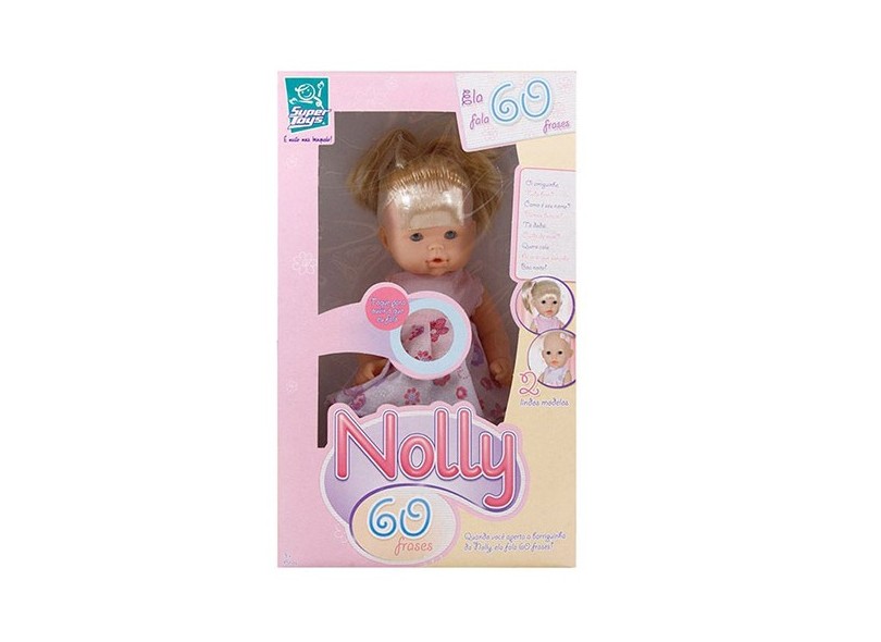 Boneca Nolly 60 Frases Super Toys