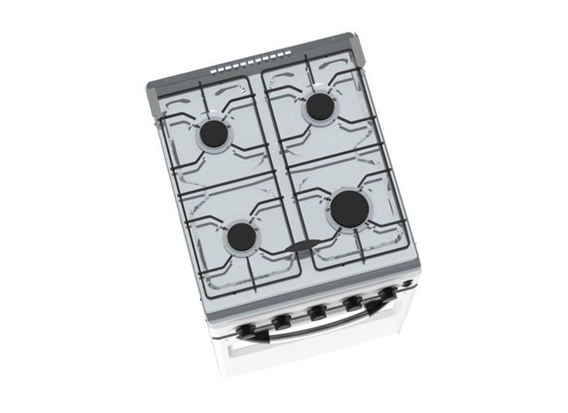 Fogão de Piso Venax 4 Bocas Acendimento Automático Grill Vetrô