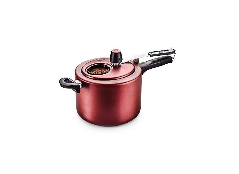 Panela De Pressão Visor Cereja 4,5 Litros