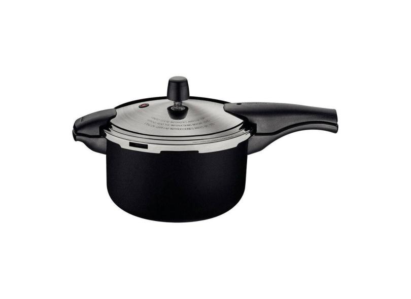 Panela de Pressão Tramontina Vancouver Effect Preto 24 cm 6 L