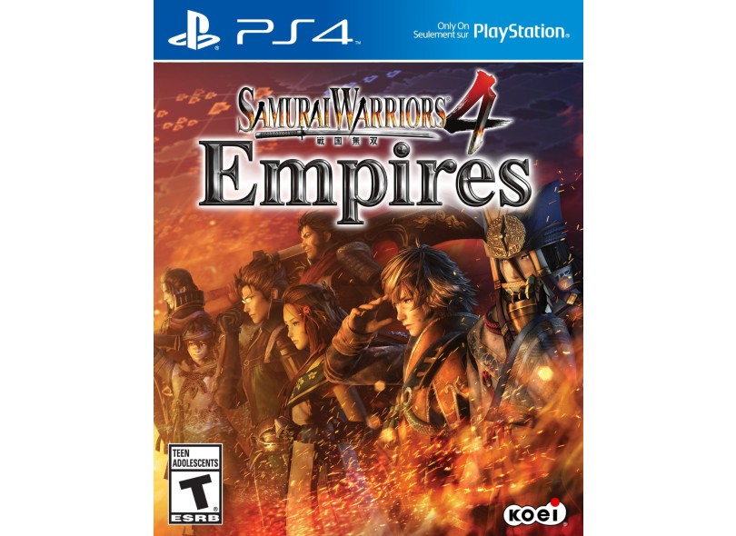 Jogo Samurai Warriors 4 Empires PS4 Koei
