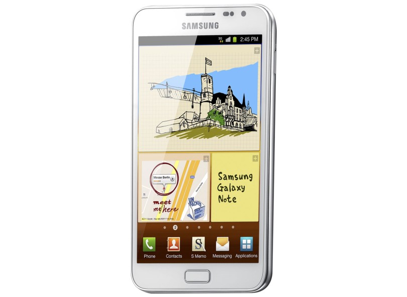 Smartphone Samsung Galaxy Note N7000 Câmera 8,0 MP Desbloqueado 16 GB Android 2.3 (Gingerbread) 3G Wi-Fi