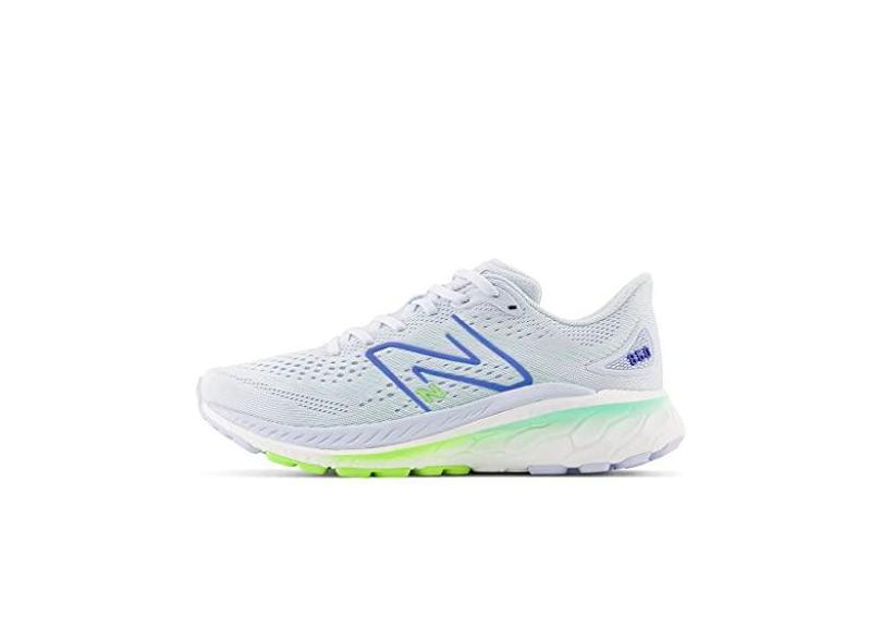 New Balance Fresh Foam X 880 V13 Tênis de corrida feminino, Starlight/verde pixel/lápis-lazúli brilhante, 38