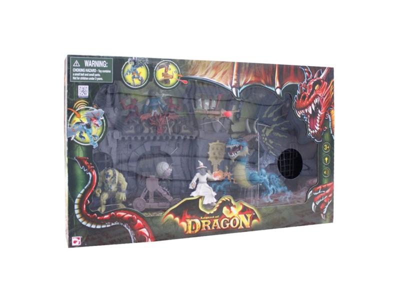 Boneco Castelo do Dragão Legend Of Dragon - New Toys