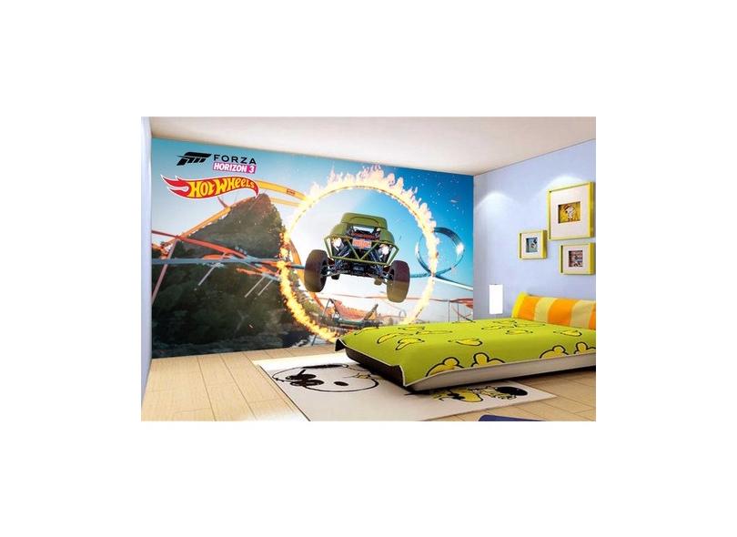 Papel De Parede Hotwheels Carros Pista Forza 4,5m² Nhw07