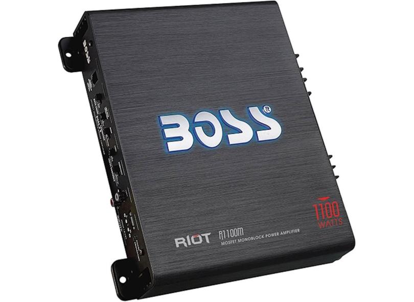 BOSS 1100W Mono Amplificador Para Auto + Control Remoto – Audio Car Subwoofer