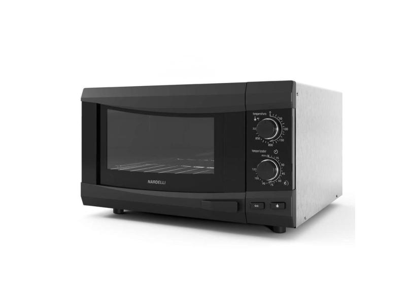 Forno Eletrico 45 Litros Super New 127V Nardelli Preto/Kromanox