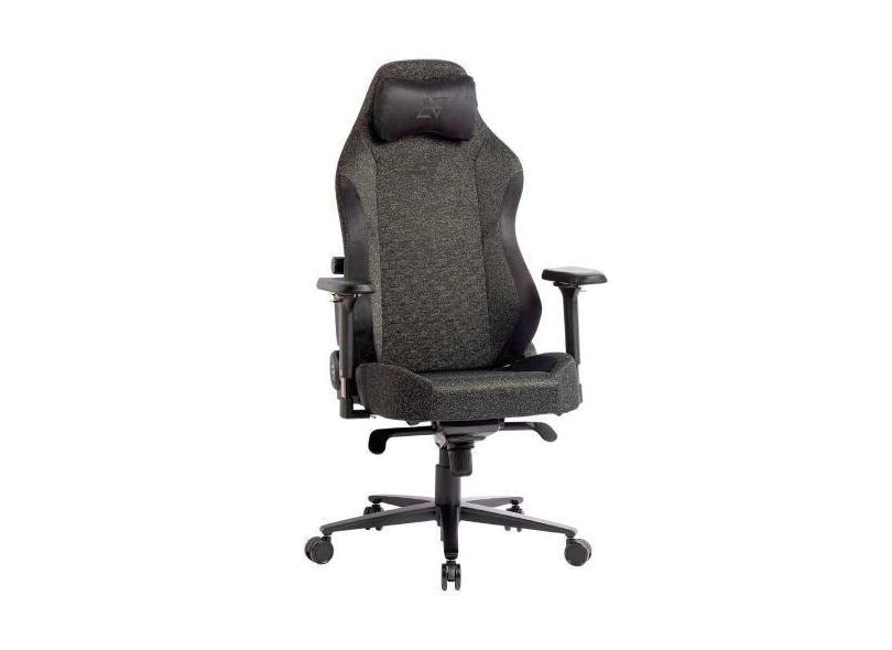 Cadeira Gamer Preta Ergônomica De Tecido Elements Lunari - Elements Ga
