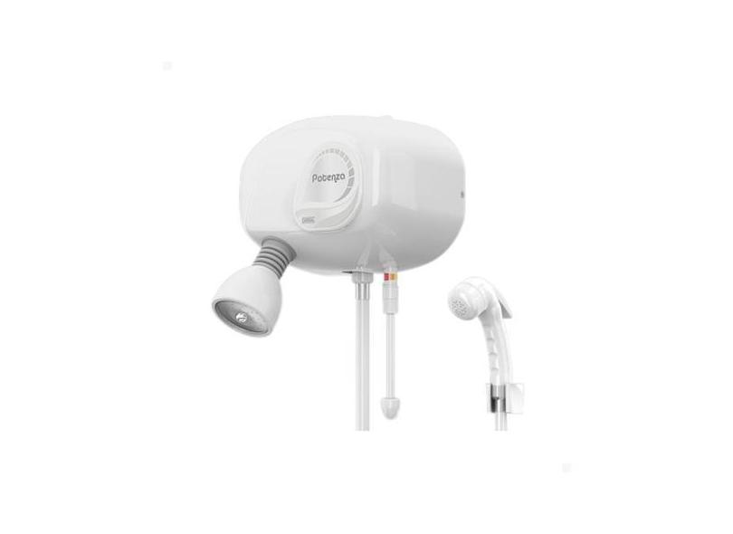 Ducha Potenza Eletrônica 8t C/ Desviador Branca 220v Cardal, 220V
